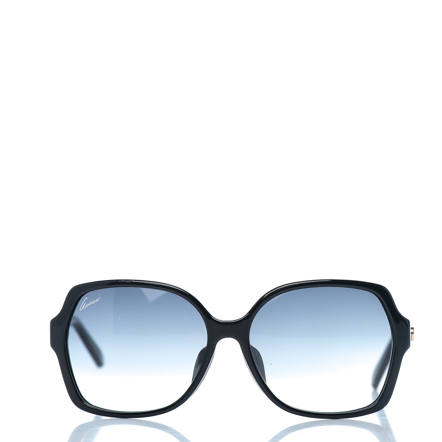 Gucci Cat Eye Sunglasses GG3595/F Black 2 of 8