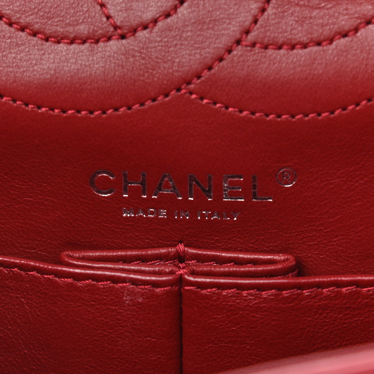 Chanel Aged Calfskin Quilted 2.55 Reissue 226 Flap Red 6 of 13