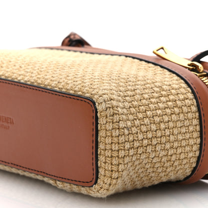 Bottega Veneta Nappa Jute Intrecciato Bang Bang Vanity Case Cane Sugar Light Wood 9 of 10