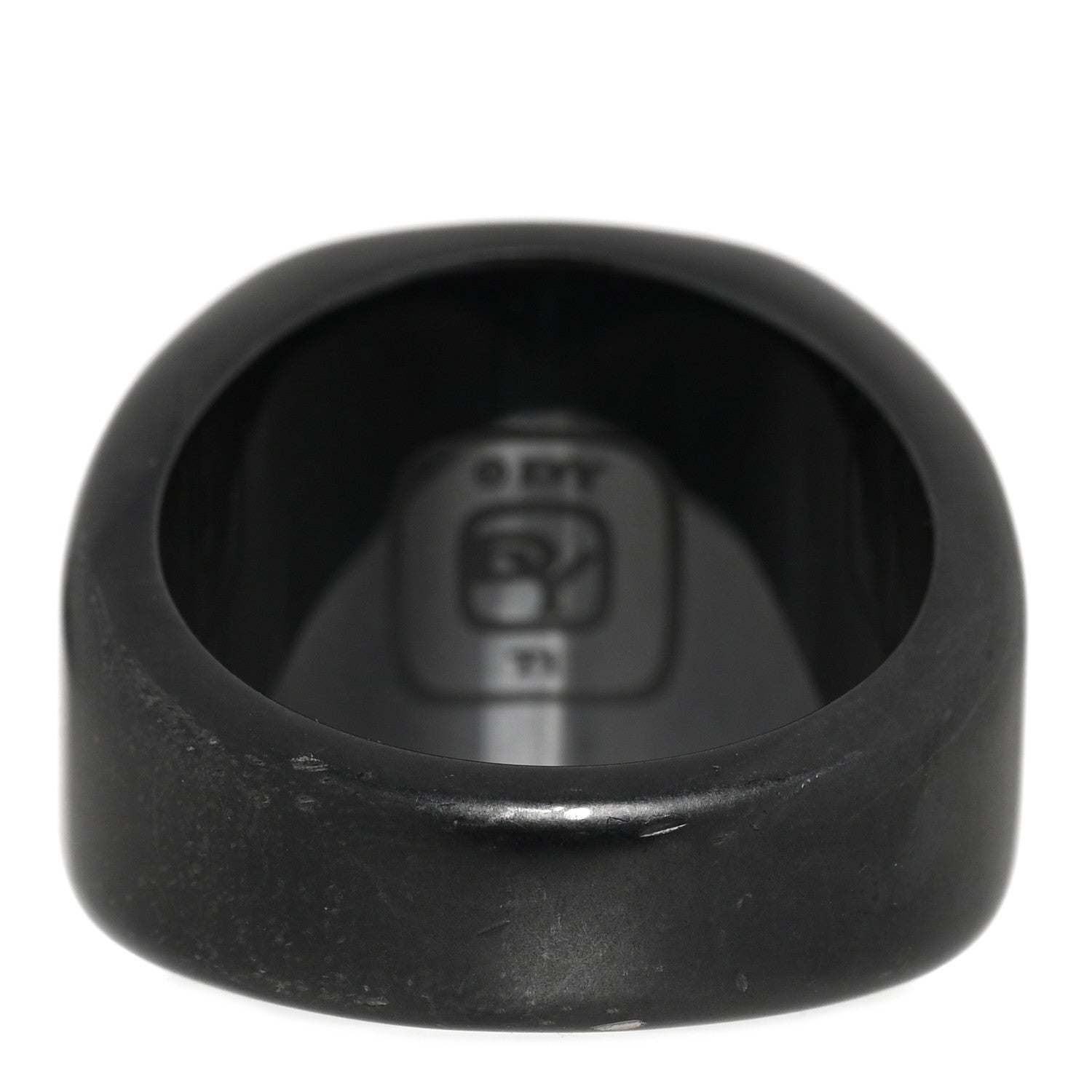 David Yurman Titanium Signet Ring 63 10.25 3 of 4