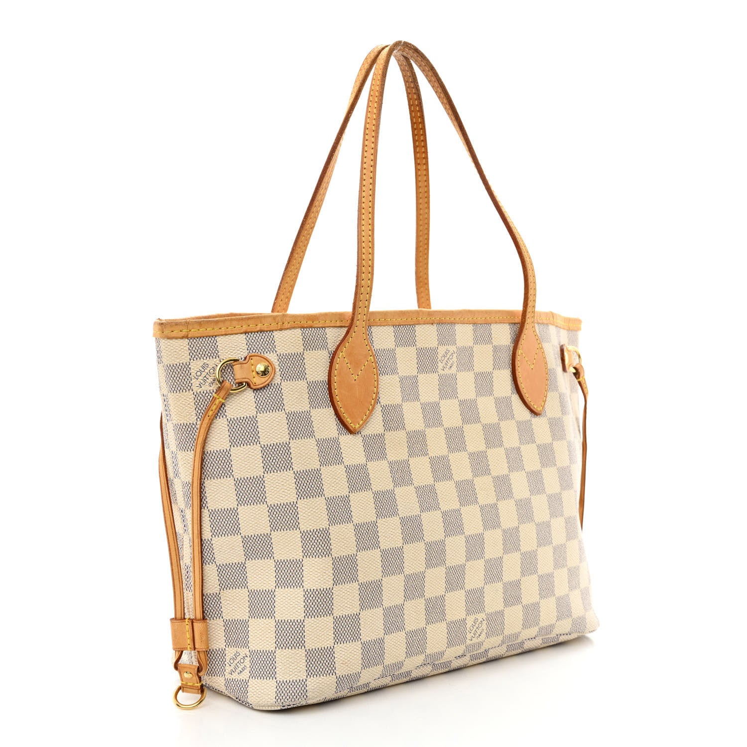 Louis Vuitton Damier Azur Neverfull PM 3 of 15