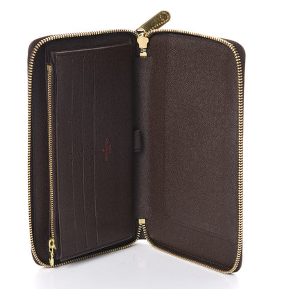 Louis Vuitton Damier Ebene Zippy Organizer Wallet 5 of 6