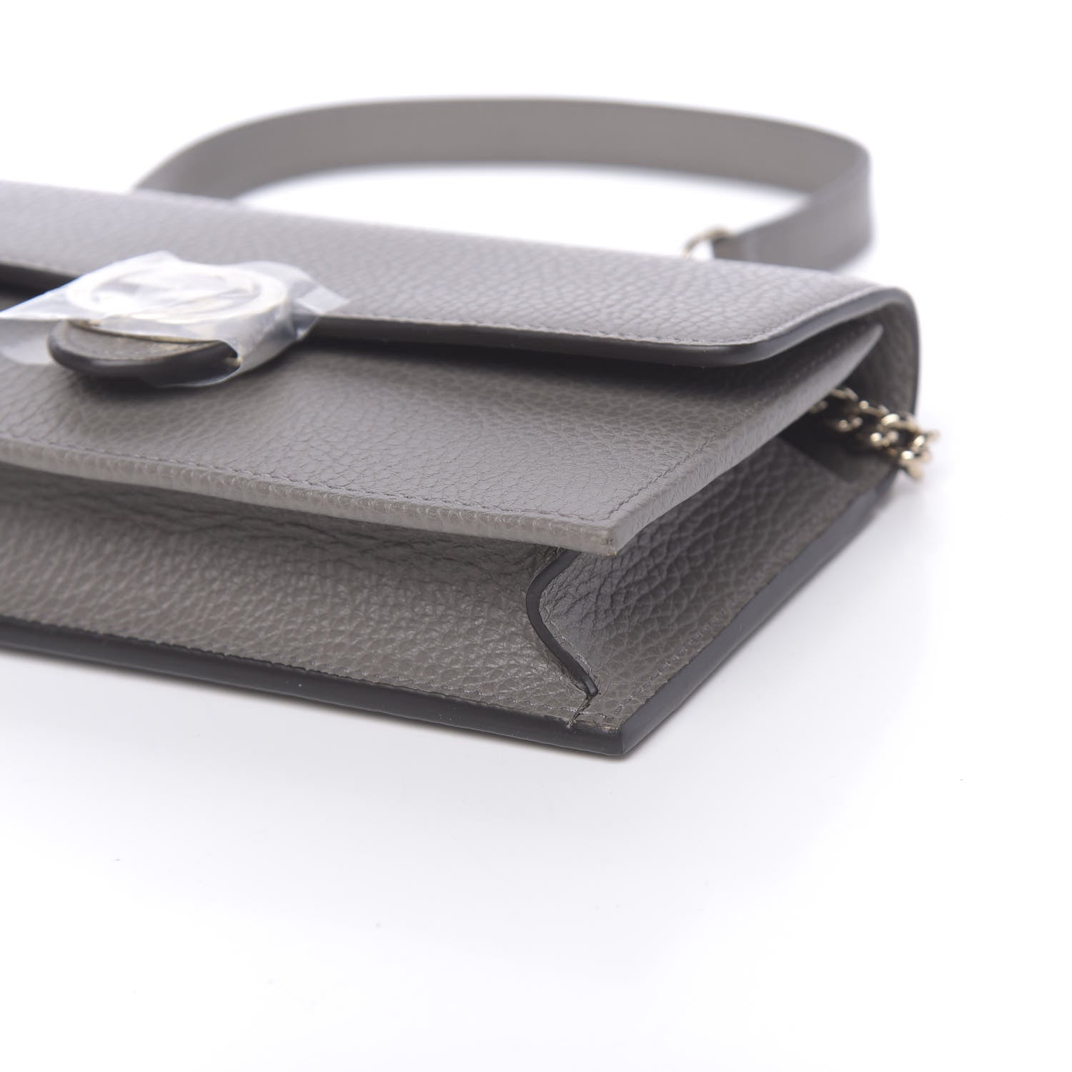 Gucci Dollar Calfskin Interlocking G Chain Wallet Loess 10 of 11