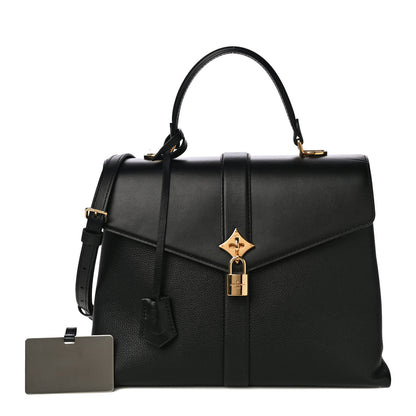 Louis Vuitton Grained Smooth Calfskin Rose Des Vents MM Black 1 of 11