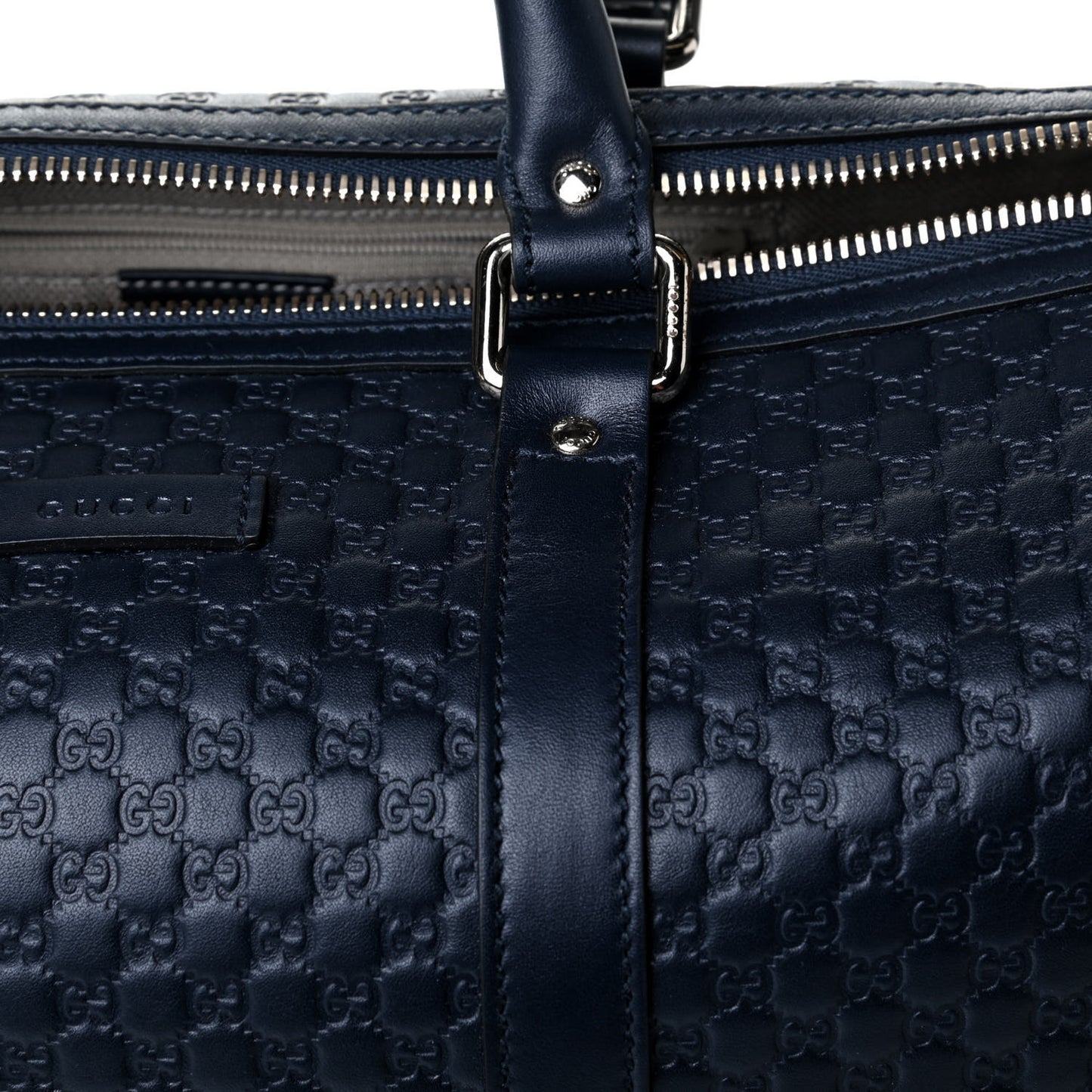 Microguccissima Medium Boston Navy