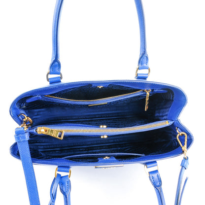Prada Saffiano Lux Medium Tote Royal 5 of 8
