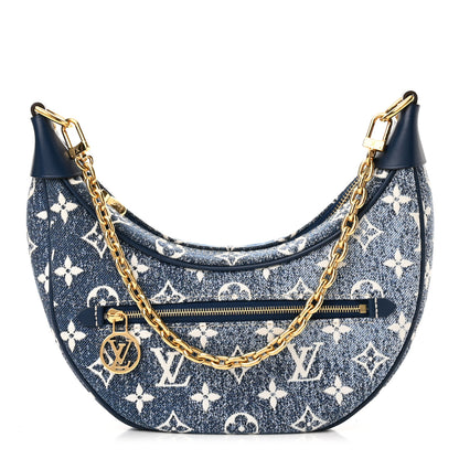 Louis Vuitton Monogram Jacquard Denim Loop Bleu 1 of 9
