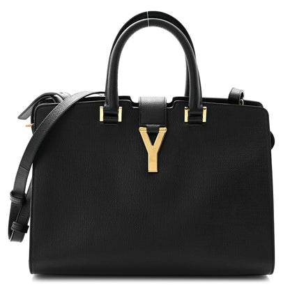 Saint Laurent Textured Calfskin Small Classic Y Cabas Black 1 of 11