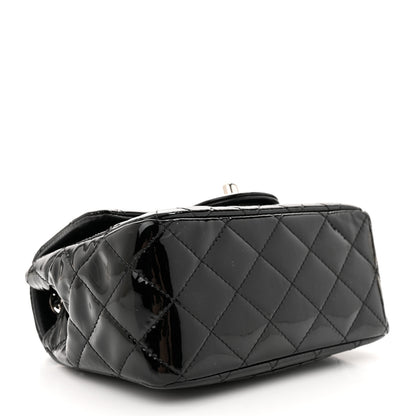 Chanel Patent Calfskin Quilted Mini Square Flap Black 4 of 10