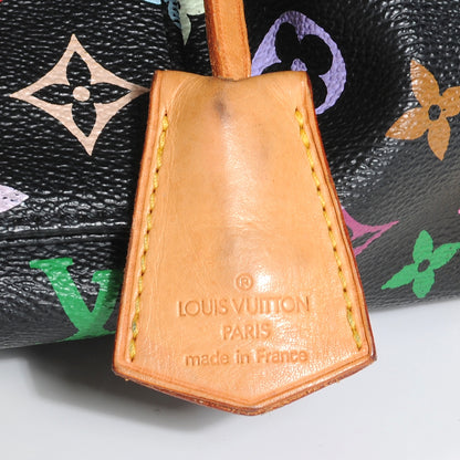 Louis Vuitton Monogram Multicolor Speedy 30 Black 8 of 9