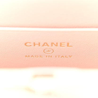 Chanel Lambskin Quilted CC Vanity With Chain Light Pink 6 of 11