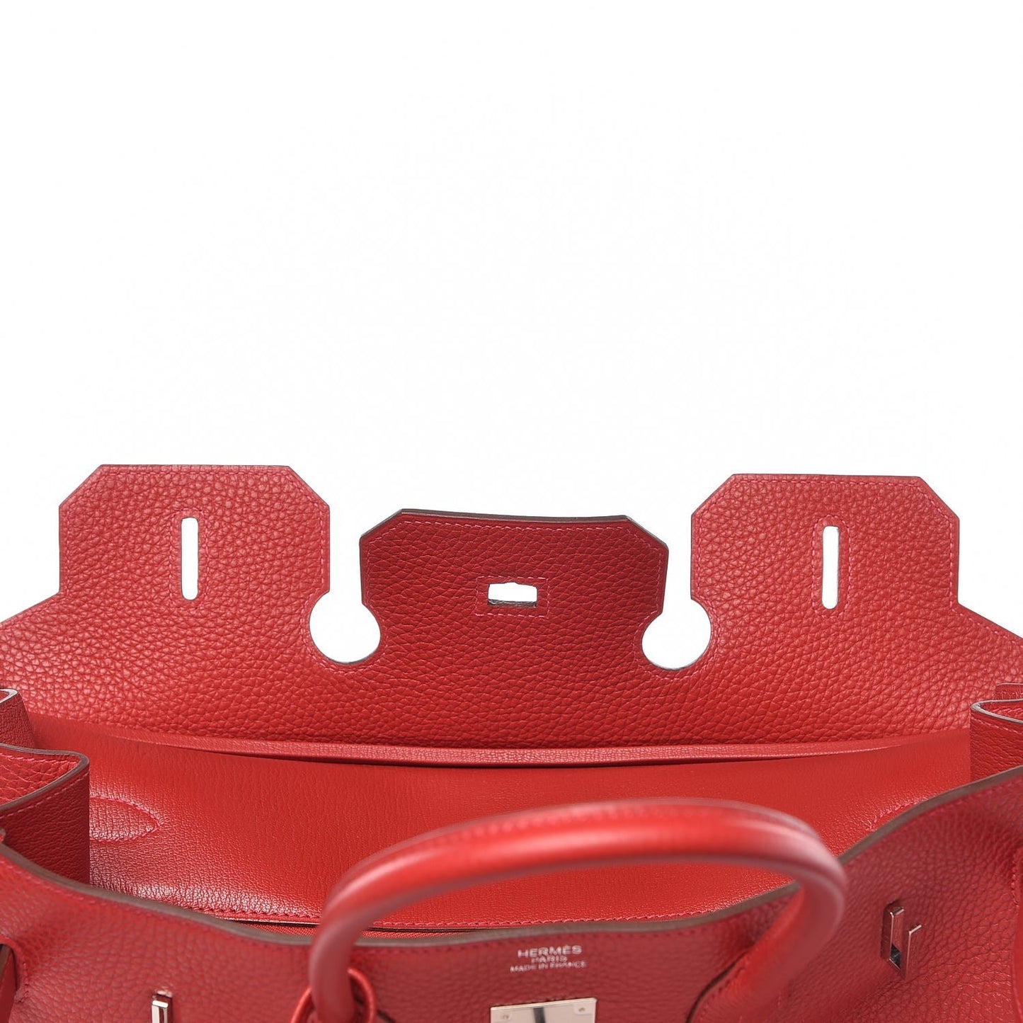 Taurillon Clemence Birkin 35 Rouge Casaque