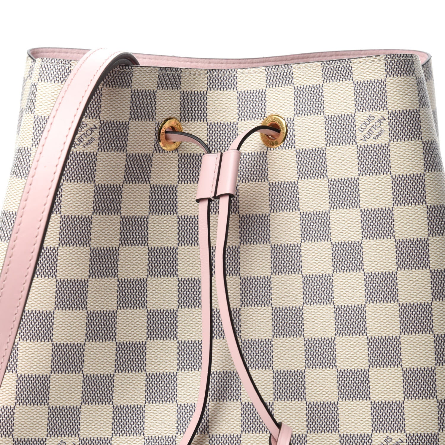 Louis Vuitton Damier Azur Neonoe MM Eau De Rose 9 of 9