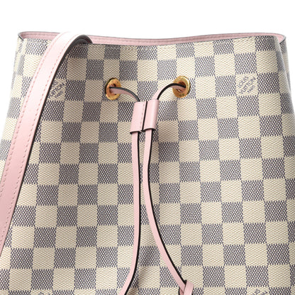 Louis Vuitton Damier Azur Neonoe MM Eau De Rose 9 of 9