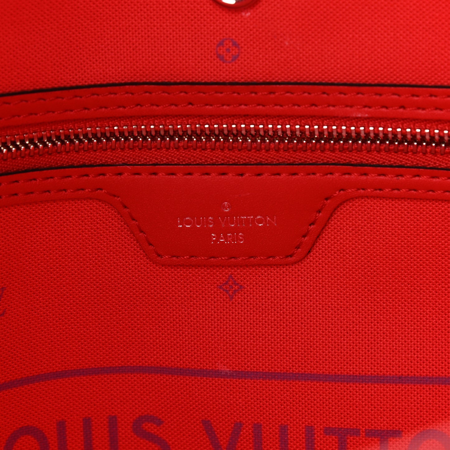 Monogram Escale Neverfull MM Rouge