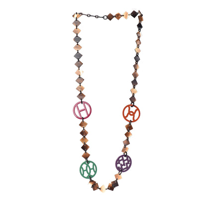 Hermes Buffalo Horn Lacquer Deva Necklace 3 of 4