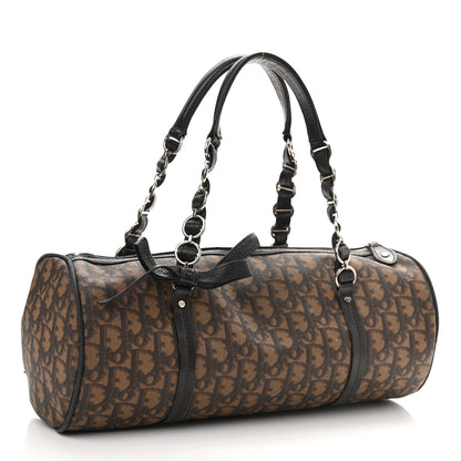 Christian Dior Monogram Trotter Romantique Boston Bag Brown 2 of 19