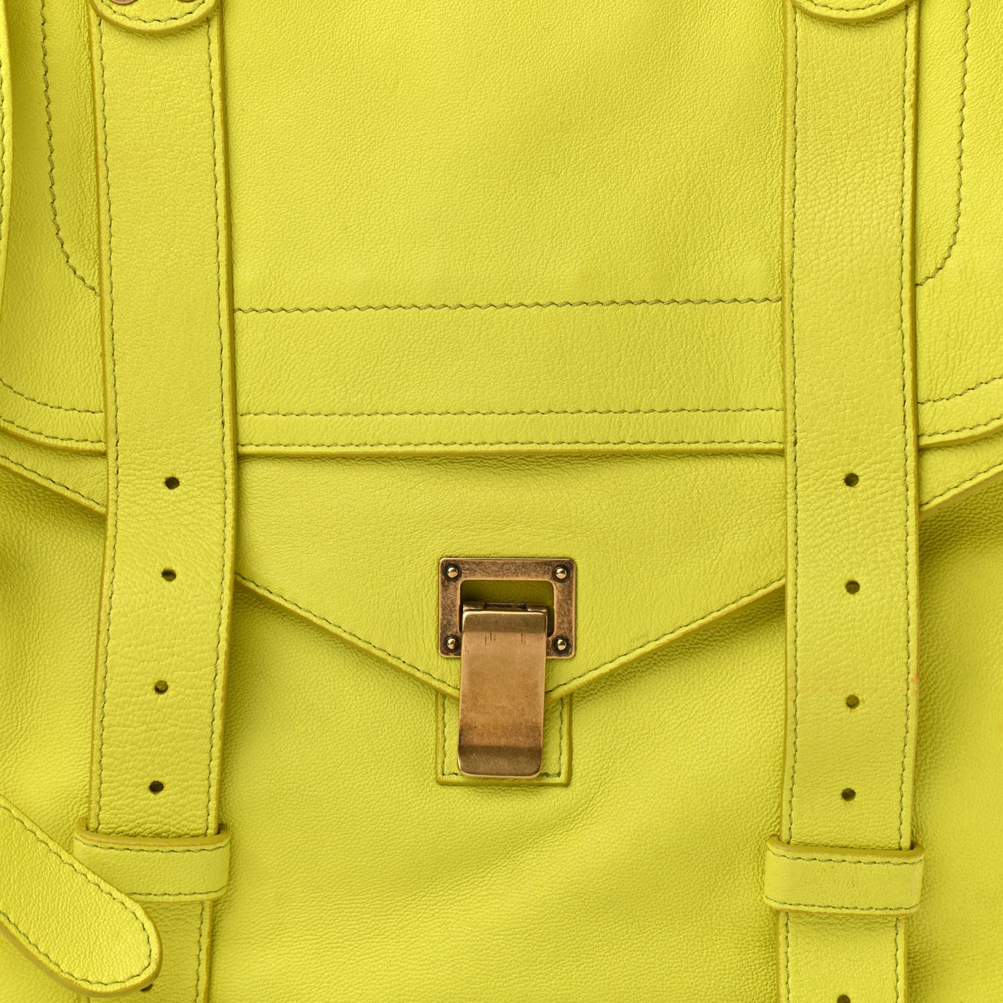 Lambskin PS1 Tote Citron