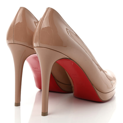 Christian Louboutin Patent New Simple 100 Pumps 39.5 Nude 4 of 8