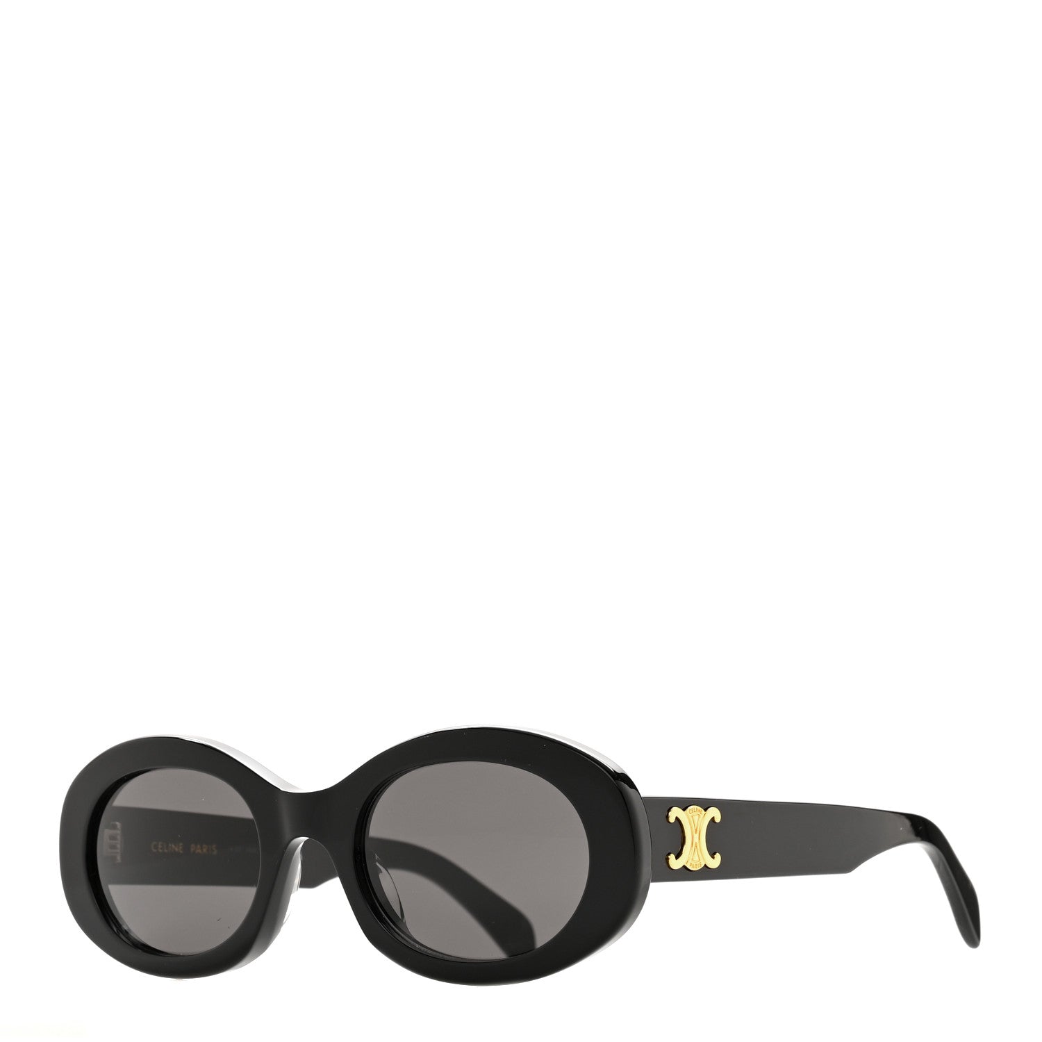 Celine Acetate Triomphe 01 Sunglasses CL 40194U Black 1 of 7