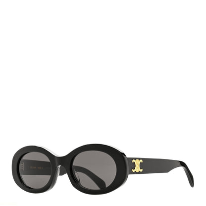 Celine Acetate Triomphe 01 Sunglasses CL 40194U Black 1 of 7