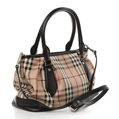 Burberry Haymarket Check Tote Chocolate 2 of 9