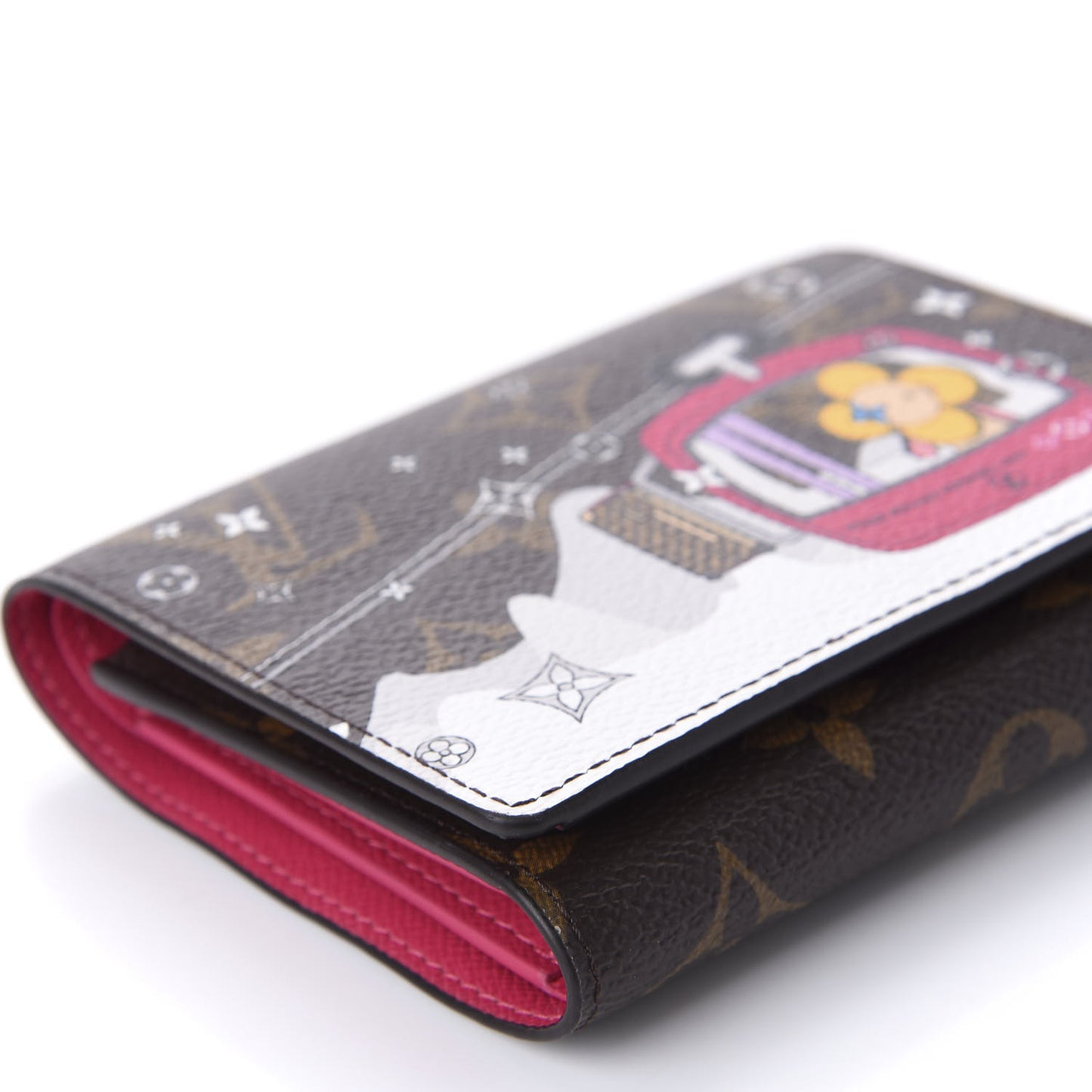 Monogram 2019 Christmas Animation Victorine Wallet Fuchsia