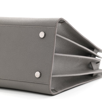 Saint Laurent Grained Calfskin Small Sac De Jour Fog 10 of 11