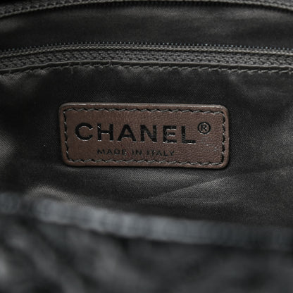 Chanel Vinyl Rock In Moscow Single Flap Black 7 of 8