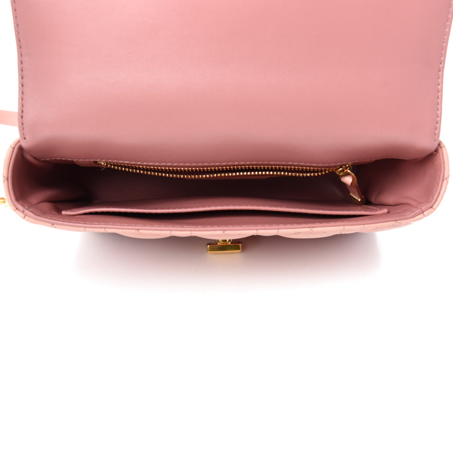 Lambskin Cannage Gradient Small Caro Bag Pink