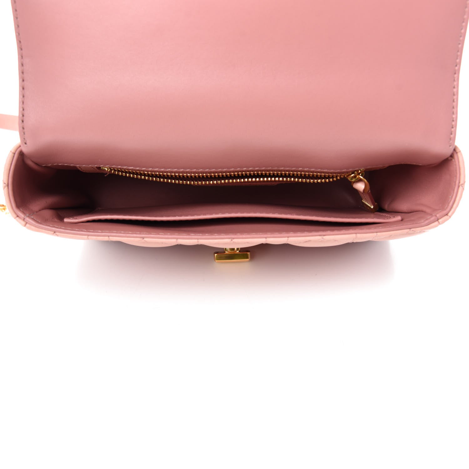 Christian Dior Lambskin Cannage Gradient Small Caro Bag Pink 5 of 9