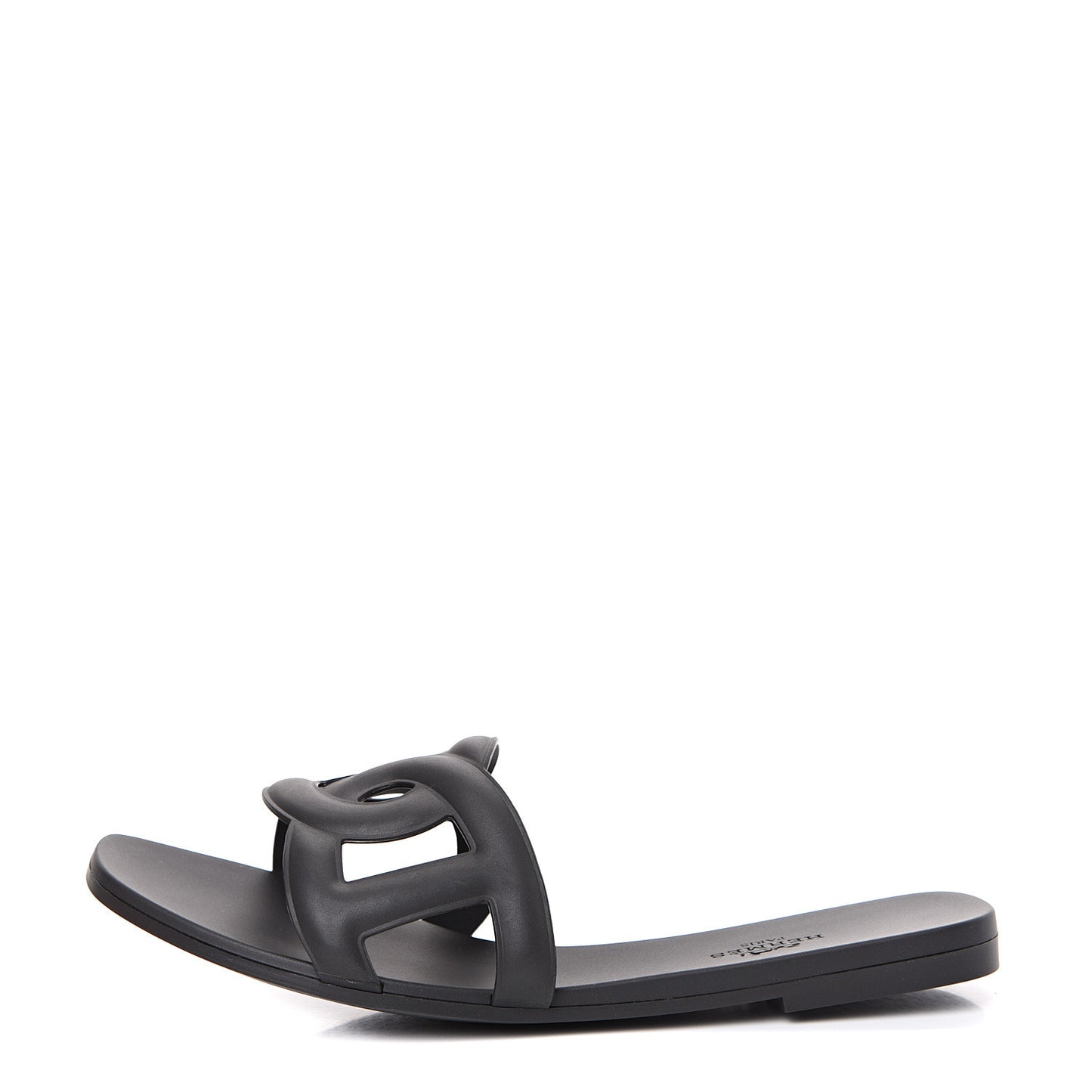 Rubber Aloha Sandals 37 Black