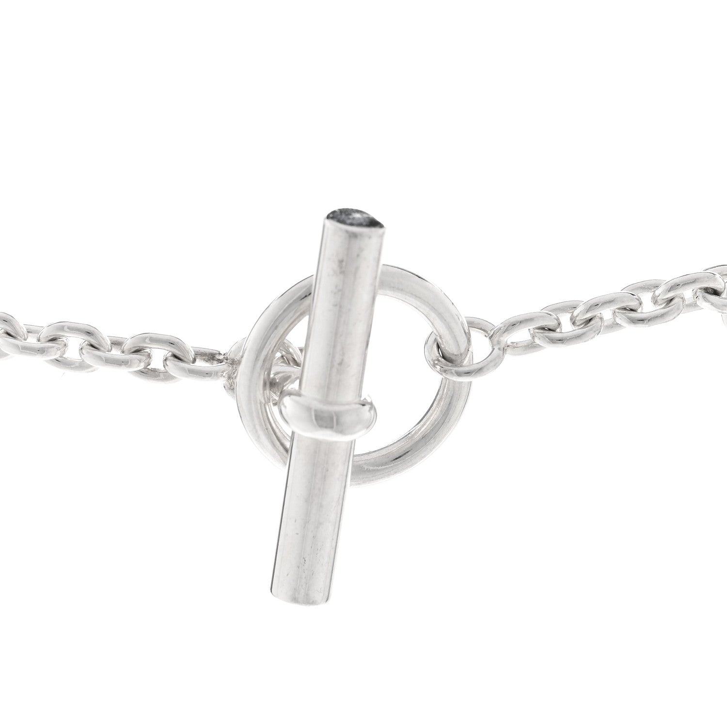 Hermes Sterling Silver Farandole Necklace 80 4 of 6