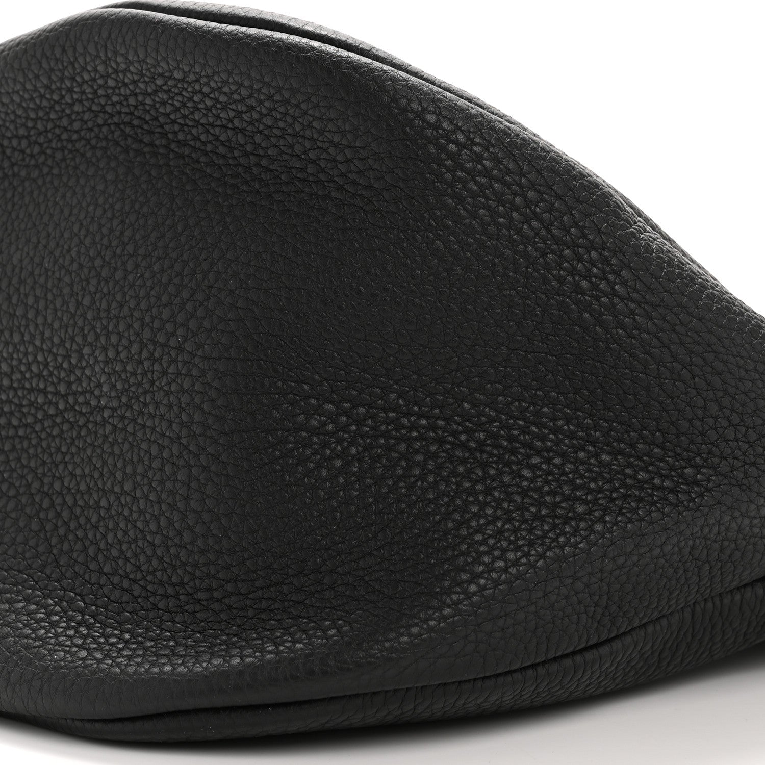 The Row Grained Calfskin Large Slouchy Banana Bag Black 10 of 10