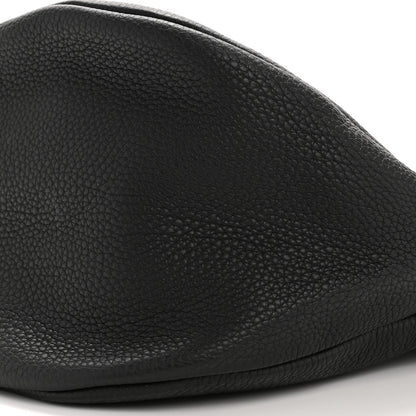 The Row Grained Calfskin Large Slouchy Banana Bag Black 10 of 10