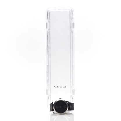 Gucci Stainless Steel Calfskin 38mm G-Timeless Bee Star Hologram Quartz Watch Black 6 of 6