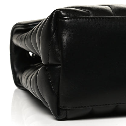 Saint Laurent Calfskin Y Quilted Monogram Medium Loulou Chain Satchel Black 10 of 12