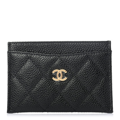 Chanel Caviar Quilted Card Holder Black 1 of 8