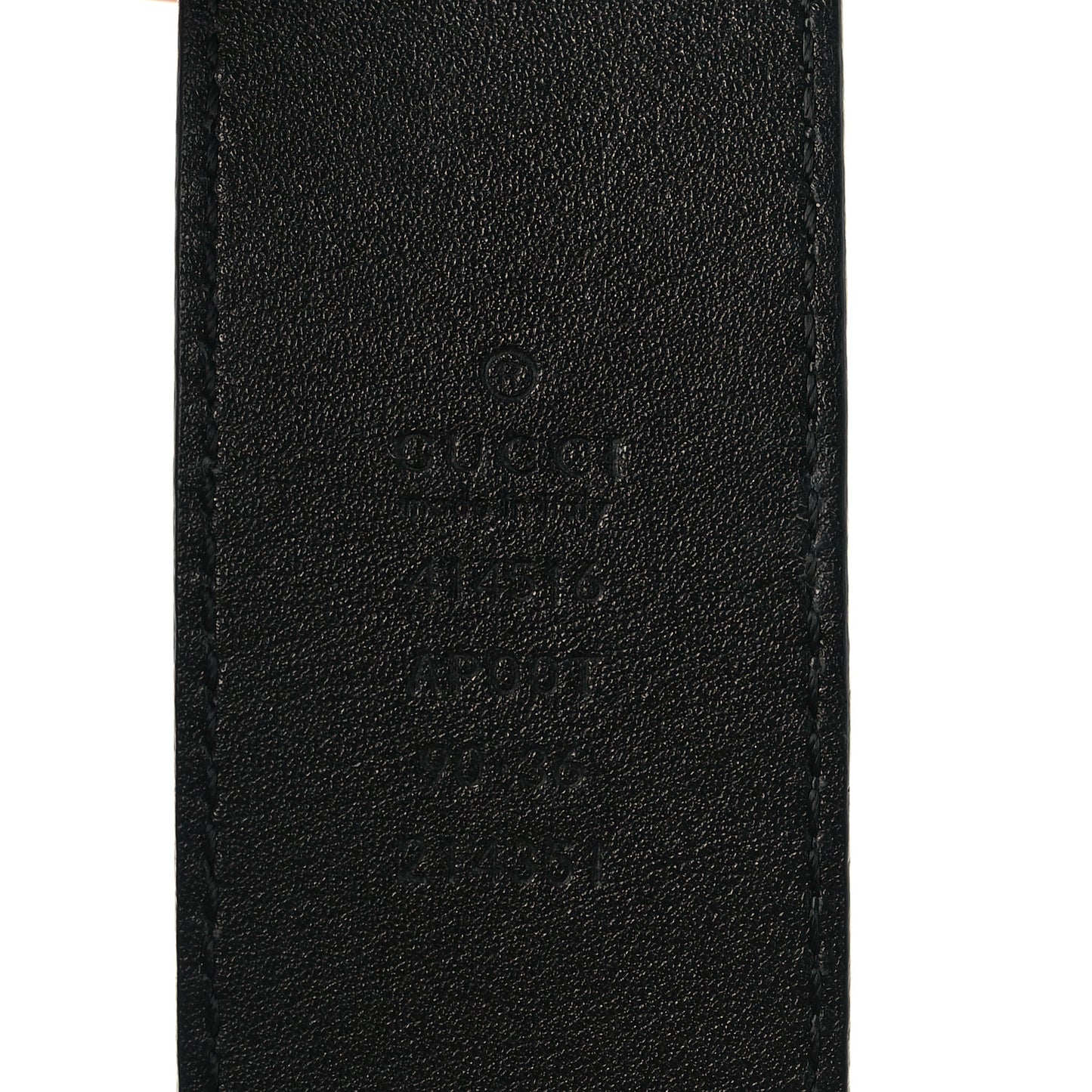 Calfskin Double G 30mm Belt 90 36 Black