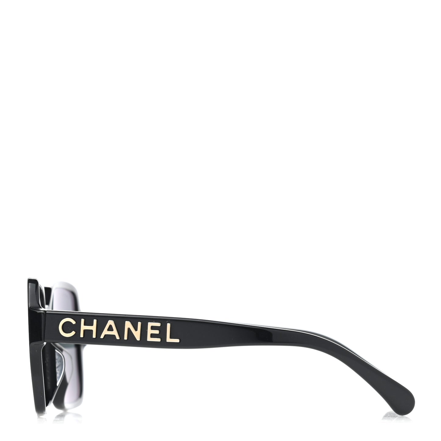 Acetate Polarized Square Sunglasses 5408 Black