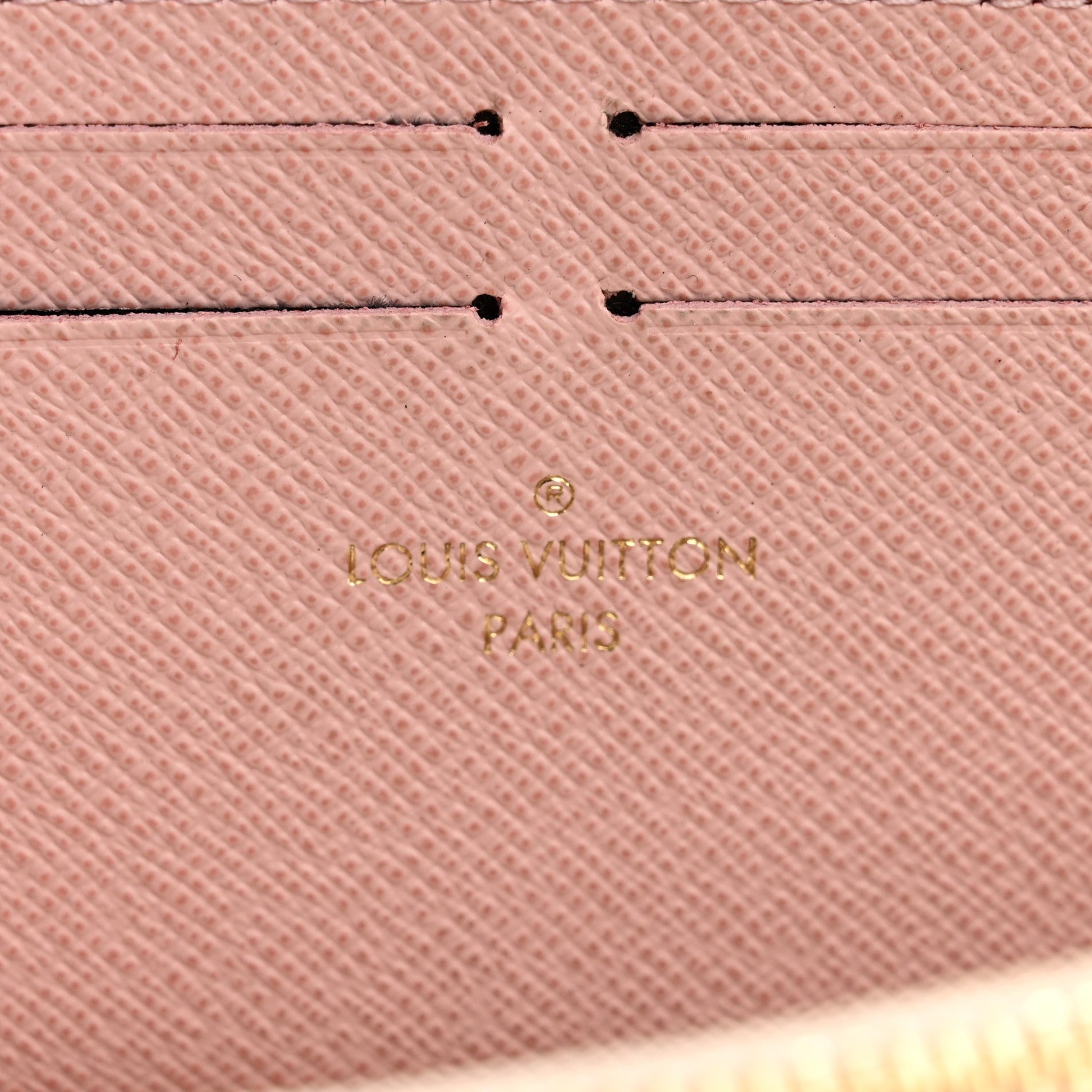 Louis Vuitton Damier Azur Clemence Wallet Rose Ballerine 6 of 8
