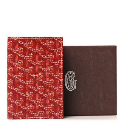 Goyard Goyardine Grenelle Passport Wallet Red 7 of 7