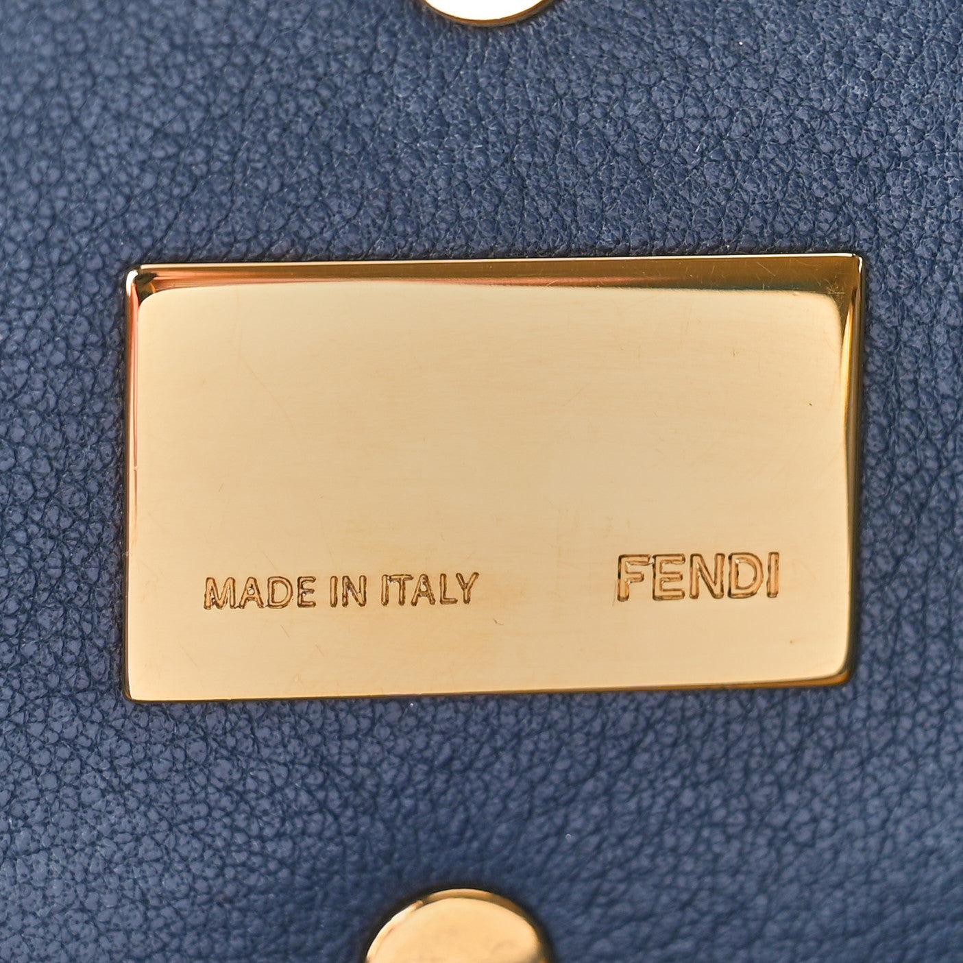 Fendi Denim Zucca Mia Tote Blue 7 of 11
