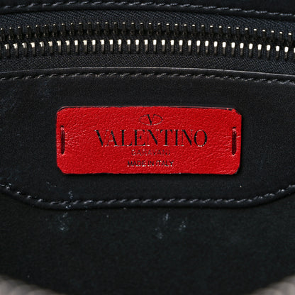 Valentino Garavani Calfskin VLTN Zip Pouch Black 6 of 11