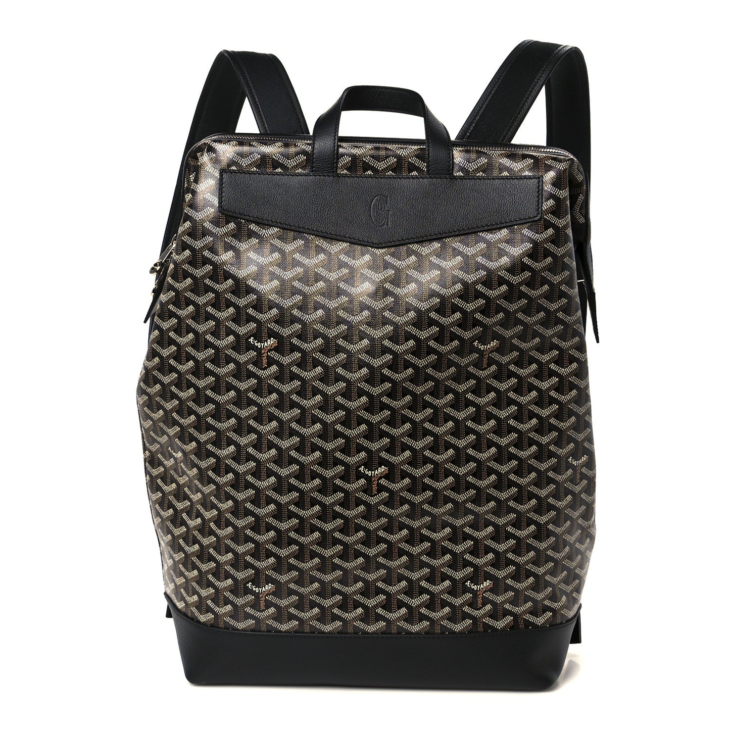 Goyardine Calfskin Cisalpin Backpack Black