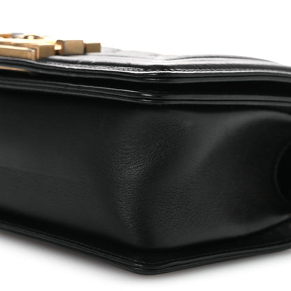 Chanel Lambskin Quilted Small Boy Flap Black 10 of 12