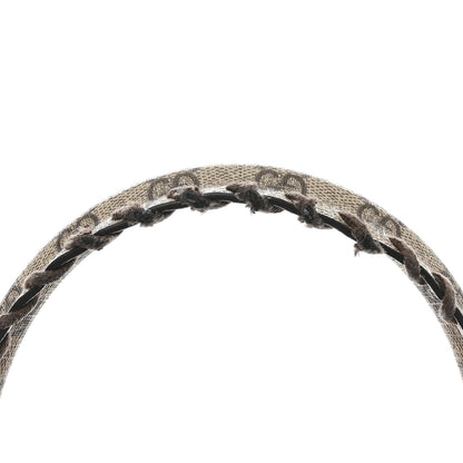 Balenciaga X GUCCI GG Supreme Monogram Neo Classic Silver Hardware City Beige Ebony 10 of 10