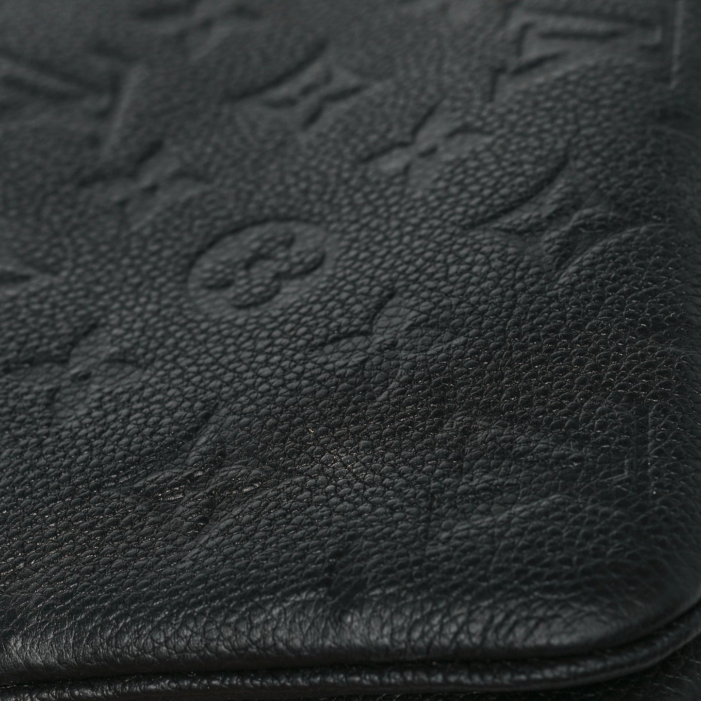 Empreinte Double Zip Pochette Black