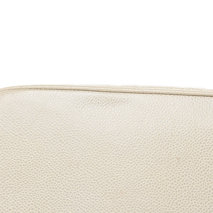 Chanel Caviar Quilted Medallion Tote Light Beige 9 of 17