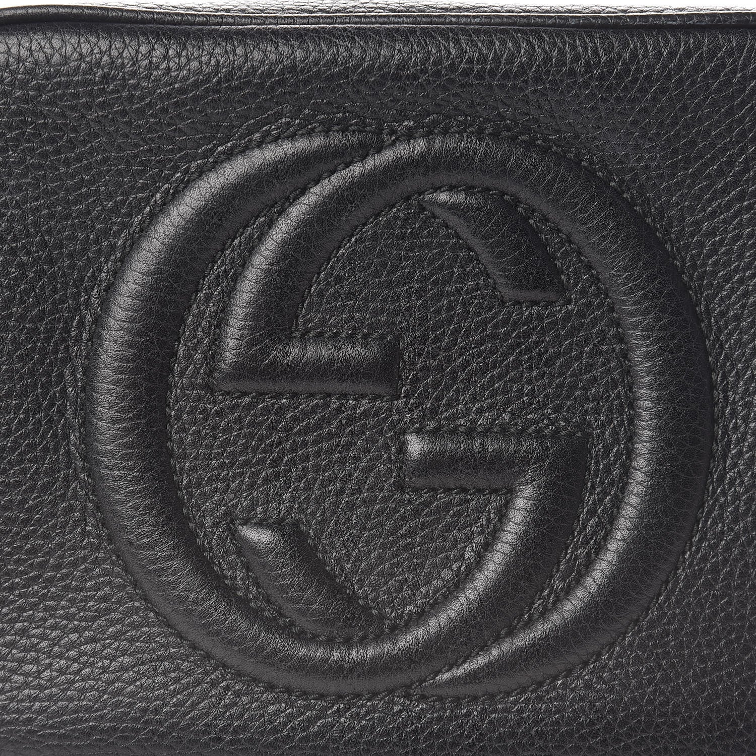 Gucci Pebbled Calfskin Small Soho Disco Bag Black 8 of 16